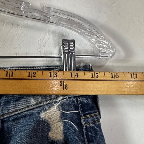 MOTHER SUPERIOR Ankle Jeans Distressed The Sinner Ice Cream You Scream 29 Stretc - Picture 13 of 13